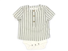 Lil Atelier turtledove striped loose body shirt
